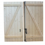 Volet jupiter sapin du nord 2 vantaux  1250x1195cm